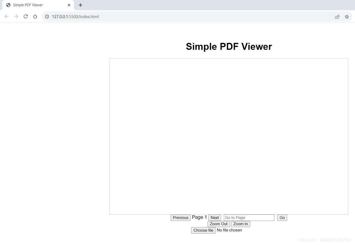 带有CSS样式的PDF查看器